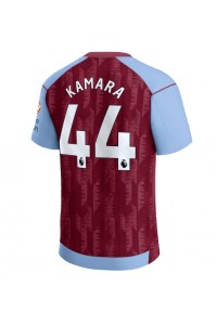 Fotbalové Dres Aston Villa Boubacar Kamara #44 Domácí Oblečení 2023-24 Krátký Rukáv